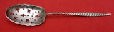 Oval Twist by Whiting Sterling Silver Olive Spoon Pierced Original