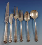 English Shell by Lunt Sterling Silver Flatware Service For 6 Set 33 Pieces