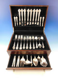 Silver Masterpiece by International Sterling Flatware Set Service 47 pieces