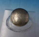 English Estate Sterling Silver and Glass Bottle London c.1914 4" Tall (#5597)