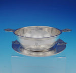 McAuliffe and Hadley Sterling SIlver Child's Bowl / Dip Dish with Plate (#3507)
