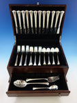 Newport Scroll by Gorham Sterling Silver Flatware Set for 12 Service 51 pieces