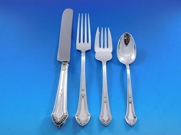 Lenox by Durgin Sterling Silver Flatware Set for 12 Service 48 pieces