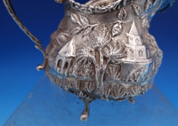 Baltimore Rose by Schofield Sterling Silver Sugar Creamer Set 2pc (#8479)