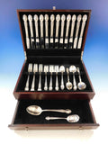 Brocade by International Sterling Silver Flatware Set 12 Service 62 pcs Dinner