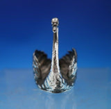 Martin Mayer German .800 Silver Salt Cellar Swan Shape 1 7/8" x 2 1/8" (#6830)