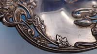 Black Starr & Frost Sterling Silver Fruit Bowl Poppy Motif #1134 12" (#7840)