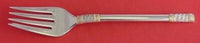 Aegean Weave Gold by Wallace Sterling Silver Cold Meat Fork 8 5/8" Serving New