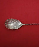 Coin Silver by Taylor and Lowrie Sugar Spoon Shell Bowl and Twist Handle 6 5/8"