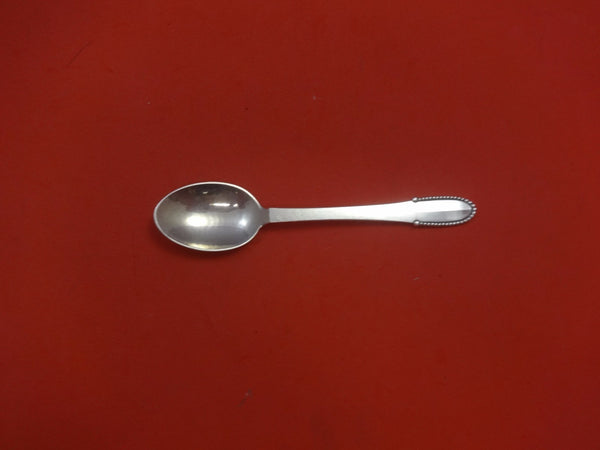 Beaded by Georg Jensen Sterling Silver Teaspoon Medium / Child's Spoon 5 1/2"