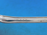 Lap Over Edge Acid Etched Tiffany Sterling Stuffing Spoon with Pine Cones 11"