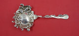 Pattern Unknown by Shiebler Sterling Nut Spoon floral & leaf design bowl 5"