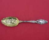 Virginiana by Gorham Sterling Silver Berry Spoon GW Hand Chased w/ Fruit 8 1/2"