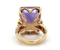 14k Yellow Gold 20 Carat Genuine Natural Ametrine Ring Size 6.5 (#J6337)