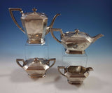 Fairfax by Durgin Gorham Sterling Silver Tea Set 4pc #04 (#1641) Fabulous!