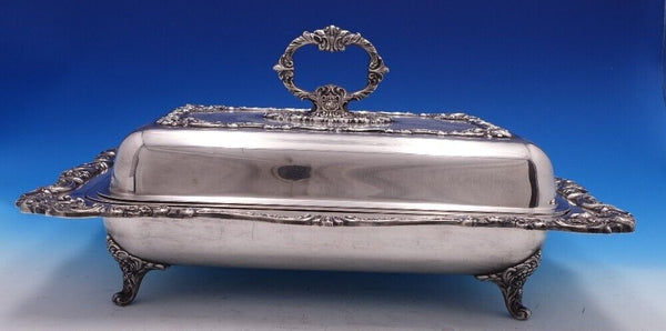 Grande Baroque by Wallace Silverplate Lg Covered Vegetable Serving Dish (#7831)