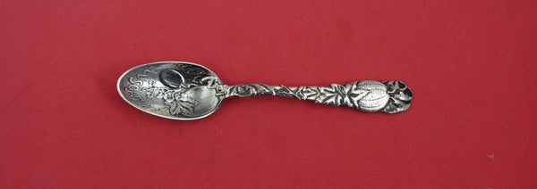 Pattern Unknown by Gorham Sterling Silver Teaspoon hand cast Muscatine Rare 6"