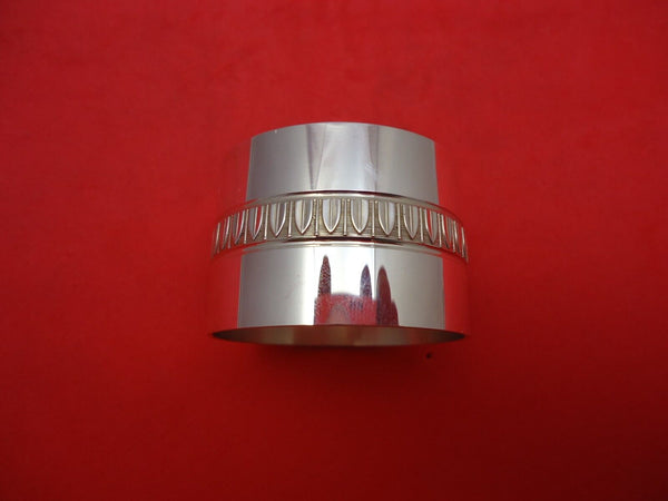 Malmaison by Christofle Sterling Silver Napkin Ring Original Wide 1 1/8"