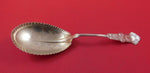 Alhambra by Whiting Sterling Silver Berry Spoon with Roses Grapes Leaves BC 9"
