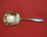 Canterbury by Towle Sterling Silver Waffle Server Gold Washed Pierced 7 7/8"