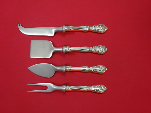 Chateau Rose by Alvin Sterling Silver Cheese Serving Set 4 Piece HHWS Custom