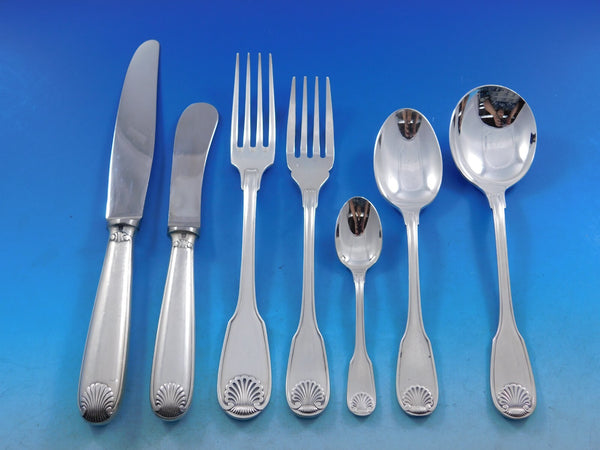 Arcantia Vendome Christofle Silverplate Flatware Set for 12 Service 96 pcs Lunch