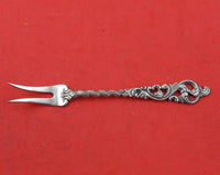 Dobbel Rokokko by Brodrene Lohne Norwegian Sterling Silver Lemon Fork 5 1/4"