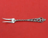 Dobbel Rokokko by Brodrene Lohne Norwegian Sterling Silver Lemon Fork 5 1/4"