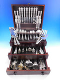 Imperial Chrysanthemum Gorham Sterling Silver Flatware Set for 8 Service 168 Pcs