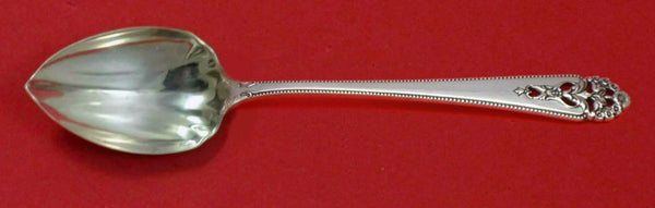 Queen's Lace by International Sterling Silver Grapefruit Spoon Fluted Custom