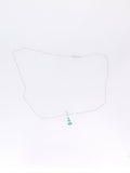 14k Gold Pendant with Genuine Natural .54ct Emeralds and .11ct Diamonds (#J646)