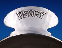 Kalo Sterling Silver Porringer #9095 w/Monogram "Peggy" 1 3/4" x 6" (#8047)