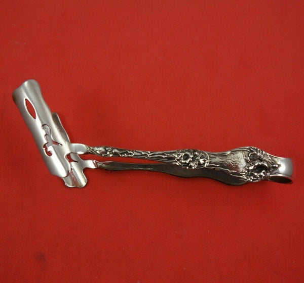 Les Cinq Fleurs by Reed and Barton Sterling Silver Asparagus Tong Individual Pcd