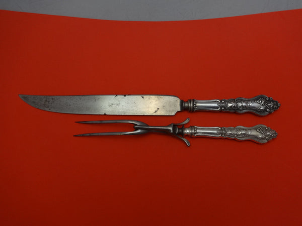 Moselle by International Plate Silverplate Large 2pc Carving Set