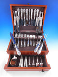 Ecstasy by Amston Sterling Silver Flatware Set for 8 Service 85 pc Dinner Size