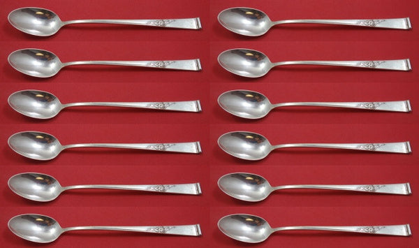 Classic Rose by Reed and Barton Sterling Silver Iced Tea Spoon Set 12pc 7 1/2"