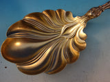 Lily by Whiting Sterling Silver Berry Spoon Gold Washed Large 9" Serving