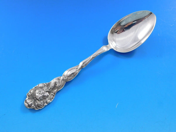Dawn By Unger Sterling Silver Teaspoon 6 1/8" Art Nouveau Figural Woman
