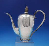 Swedish Modern by Allan Adler Sterling Silver Coffee Set 3-Piece (#5284)