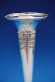 Soffel Co Sterling Silver Vase Bright-Cut Weighted #325 12" x 4" Modernism #9046