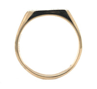 14k Gold Men's Genuine Natural Diamond Ring Hand Engraved Size 10. 75 (#J6537)