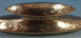 Alvin Sterling Silver Dresser Set 5pc Fancy Engraved (#1381)