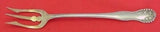 Lancaster by Gorham Sterling Silver Pickle Fork 3-Tine Gold Washed 5 3/4"