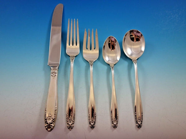 Prelude by International Sterling Silver Flatware Set 8 Service 40 pieces