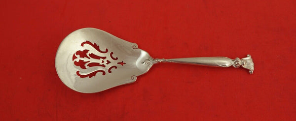 Romance of the Sea by Wallace Sterling Silver Nut Spoon pierced 5 1/4"