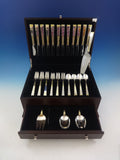 Golden Scroll by Gorham Sterling Silver Flatware Set For 12 Service 53 Pieces