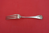 Pattern Unknown by Shiebler Sterling Strawberry Fork w/ fancy scroll 4 7/8"