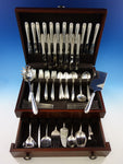 Silver Flutes by Towle Sterling Silver Flatware Set for 18 Service 122 pieces