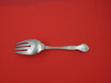 English Gadroon by Gorham Sterling Silver Salad Serving Fork w/ design 8 1/8"