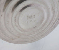 Empire Sterling Silver Compote Pierced with Gadroon Border #203 (#3646)